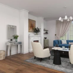 Set Of 2 Glam Wood Console Tables Gray - Olivia & May -Olivia & May GUEST db465d35 289a 495c be9b 9b851ceeebe0