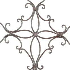 Metal Cross Scroll Wall Decor Black - Olivia & May -Olivia & May GUEST dc5c93f9 d686 4fab 95dc 37d31e8c771e