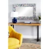 Glass Handmade Recycled Magazine Frame Wall Mirror Multi Colored - Olivia & May -Olivia & May GUEST dc930528 bf5e 429a 96c6 05e012d0dc9c
