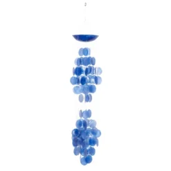 27" X 5" Glass Coastal Abstract Windchime - Olivia & May -Olivia & May GUEST ddf39f62 4a51 4202 a8f1 c3e453e617be