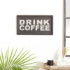 Farmhouse Wood Coffee Sign Wall Decor Brown - Olivia & May -Olivia & May GUEST de2ec328 5f14 48dd 9dd9 637fcf237c5d