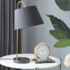 Modern Metal Table Lamp Black - Olivia & May -Olivia & May GUEST de6c9d08 5db1 4618 bf57 23b564bfb88f