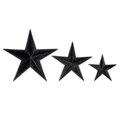 Set Of 3 Metal Stars Indoor Outdoor Wall Decors - Olivia & May -Olivia & May GUEST df34741e 6939 4dd7 8605 43cac4dc9186
