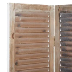 Farmhouse Wood Room Divider Screen Cream - Olivia & May -Olivia & May GUEST dfe12179 5632 4292 b2c3 e44aaa2db47d