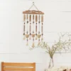 Coastal Wood Butterfly Windchime Brown - Olivia & May: Enchanting Melody, Indoor Decor, Easy Hang -Olivia & May GUEST e0dc202b ed80 431a 887d b38b2931f50c
