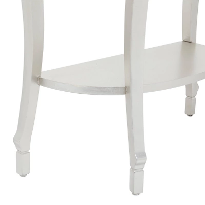 Set Of 2 Glam Fir Console Tables With Mirror White - Olivia & May 5 Set Of 2 Glam Fir Console Tables With Mirror White - Olivia & May - Image 3