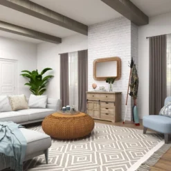 Metal Nautical Style Coat Rack Tripod Base - Olivia & May -Olivia & May GUEST e278af7c 1b74 4262 9856 43cb7834d52d