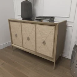 Glam Wood Cabinet Gray - Olivia & May -Olivia & May GUEST e2c80f4c 70f1 4bc4 86a5 9289b2aff244