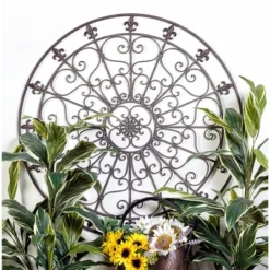 Metal Fleur De Lis Scrollwork And Wall Decor Black - Olivia & May 31 Metal Fleur De Lis Scrollwork And Wall Decor Black - Olivia & May -Olivia & May GUEST e4db0520 2a8f 4d0f a3bf 3671048b49ff