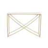 Contemporary Metal X Console Table Small Gold - Olivia & May -Olivia & May GUEST e516c749 3a6c 4d1d 80b2 a2f29878fbbc