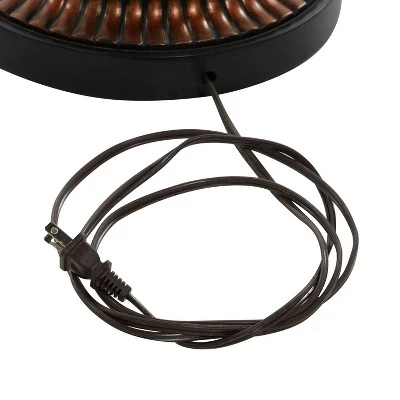 Metal Floor Lamp Torchiere Black - Olivia & May 7 Metal Floor Lamp Torchiere Black - Olivia & May - Image 5