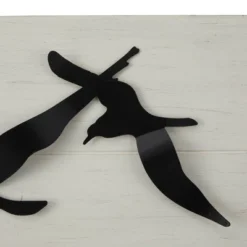 Metal Bird Wall Decor Black - Olivia & May -Olivia & May GUEST e620a3c6 27c8 41a4 8b42 6ef83ddb217a