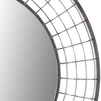 Traditional Metal Wall Mirror Black - Olivia & May 5 Traditional Metal Wall Mirror Black - Olivia & May - Image 3