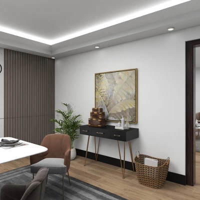 Set Of 3 Traditional Brass Inlaid Wooden Boxes - Olivia & May 10 Set Of 3 Traditional Brass Inlaid Wooden Boxes - Olivia & May - Image 8