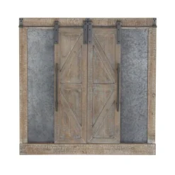 Farmhouse Wood Window Inspired Chalkboard Wall Decor Brown - Olivia & May -Olivia & May GUEST e81cdcc3 def2 4426 8f00 b0c974ef3d77