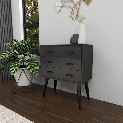 Modern Wooden Chest Black - Olivia & May 7 Modern Wooden Chest Black - Olivia & May - Image 5