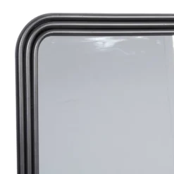 Industrial Metal Wall Mirror Black - Olivia & May -Olivia & May GUEST e8e06212 680c 48a3 85ac df0ade91bb95