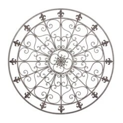 Metal Fleur De Lis Scrollwork And Wall Decor Black - Olivia & May 29 Metal Fleur De Lis Scrollwork And Wall Decor Black - Olivia & May -Olivia & May GUEST e930513f 0649 475b bdd0 7a9488aa8ebd