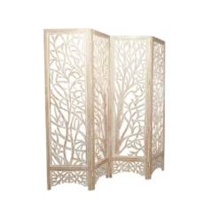 Modern Farmhouse Mdf Room Divider Screen Brown - Olivia & May -Olivia & May GUEST e95be780 a3e0 43c1 a9ac f7c72ab5298b