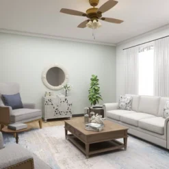 Coastal Wood Wall Mirror With Wrapped Rope Accents White - Olivia & May -Olivia & May GUEST ea54efa4 12ff 47a2 86e8 999493483401