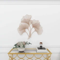 Glam Metal Floral Wall Decor - Olivia & May -Olivia & May GUEST ea5b880e d164 4cb4 a936 660cdf5ae54f