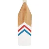 Wood Paddle Novelty Canoe Oar Wall Decor With Arrow Design And Rope Detail - Olivia & May