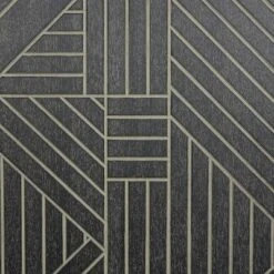 Wood Geometric Linear Wall Decor Black - Olivia & May: Modern Vertical Carved Art, Indoor Use, Fully Assembled -Olivia & May GUEST eb3fa77e 479a 4c16 8d51 bf4329a8e584