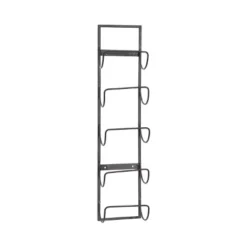 Industrial Metal Wall Wine Rack Black - Olivia & May -Olivia & May GUEST eb639009 877e 442a a73d 5b8f3f25f402