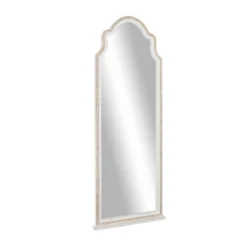 Wood Window Pane Inspired Wall Mirror With Arched Top Brown - Olivia & May -Olivia & May GUEST ec455c68 7fd7 4ab3 9e46 35d800667c7d