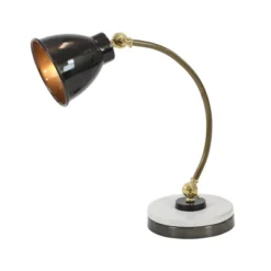 16" Metal Desk Lamp With Spotlight Shade Black - Olivia & May -Olivia & May GUEST ec52bee8 67f5 4550 a03f 172623d8e377
