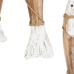 Olivia & May Set Of 3 Wood Fish Wall Decors: Coastal Style, Handcrafted, Vertical Display -Olivia & May GUEST ed16ef03 ff4f 4e69 b036 8b1887966183