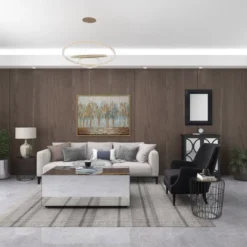 Metal Patio Accent Table - Olivia & May -Olivia & May GUEST ed19dafe 73f7 456c 9983 4c39271e9c80