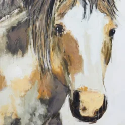 Modern Farmhouse Canvas Horse Framed Wall Art With Gold Frame Brown - Olivia & May 10 Modern Farmhouse Canvas Horse Framed Wall Art With Gold Frame Brown - Olivia & May -Olivia & May GUEST ed436d44 0b16 4061 85f5 d27604fbd745