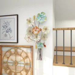 37" Metal Floral Wall Decor - Olivia & May -Olivia & May GUEST ed47b85c 9cae 4ce2 bb3f db9da20a4377