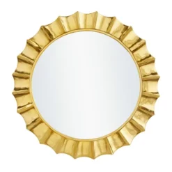 Modern Aluminum Starburst Wall Mirror – Olivia & May -Olivia & May GUEST edb0e98c 425f 45d9 8140 fbaf516d1915