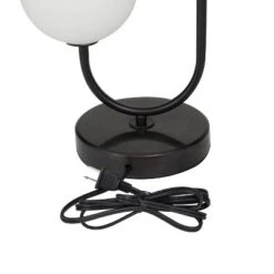 Metal Orb 2 Bulb Table Lamp With Marble Base - Olivia & May -Olivia & May GUEST edb8ca60 6dc0 42be bfef 44e5241443fd