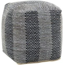 Bohemian Indoor/Outdoor Fabric Pouf - Olivia & May -Olivia & May GUEST ee1b964d 4f51 4f15 b9cb 276dbc1502e6