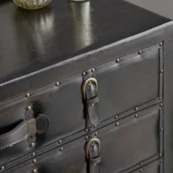 Vinyl 5 Drawer Buffet Dark Espresso - Olivia & May -Olivia & May GUEST eea89ff5 c4c5 491c 8f09 ecd05c02c0dc