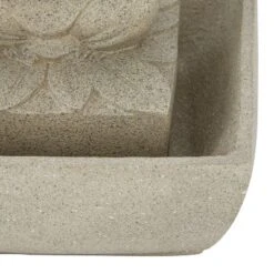 Resin Traditional Buddha Fountain Beige - Olivia & May -Olivia & May GUEST eedb028c f9b2 485c 8dff 9d2d452ccd60