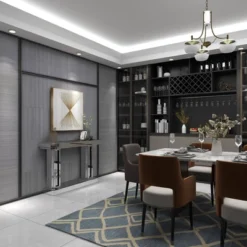 Glam Wood Console Table Silver - Olivia & May -Olivia & May GUEST ef3be728 9a1e 4576 a312 b0c1404acc25