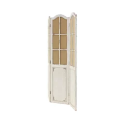 Farmhouse Wood Room Divider Screen Beige - Olivia & May -Olivia & May GUEST ef60aba8 8b75 46b5 b12b 8594b4c53f00