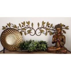 Traditional Metal Leaf Floral Wall Decor - Olivia & May -Olivia & May GUEST efb0c5ff 38fe 4ff6 bbdf 1d8294c57822