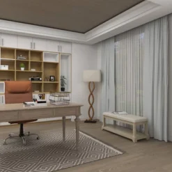 Rustic Jute Floor Lamp Brown - Olivia & May -Olivia & May GUEST f01cf4fb 9547 49e1 8074 6170c51a6060