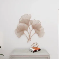 Glam Metal Floral Wall Decor - Olivia & May -Olivia & May GUEST f0bbeac0 35a4 45ba ac36 53c8cfd9034a