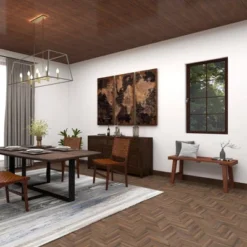 Mahogany Wood Bench Brown - Olivia & May -Olivia & May GUEST f0e19fc7 6ffc 42cf a72f 08366bfffd6d