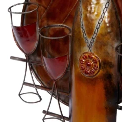 Traditional Metal Food & Drink Wall Decor Copper - Olivia & May -Olivia & May GUEST f1368952 964f 4555 8c1e 7f7b3e9648dd