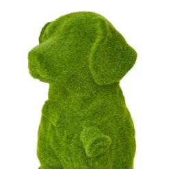 16" X 10" Country Cottage Ceramic Dog Garden Sculpture Green - Olivia & May -Olivia & May GUEST f1fcec52 5be0 41b0 ae00 f431051c1863