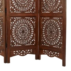 Bohemian Wood Room Divider Screen - Olivia & May -Olivia & May GUEST f22be4d9 fe65 46f0 b900 ce4336ddf209