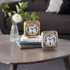 Set Of 2 Aluminum Clocks - Olivia & May -Olivia & May GUEST f27dc304 9af8 4286 81f0 3bbcc3452ee1