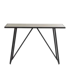 Rustic Metal Console Table Dark Black - Olivia & May -Olivia & May GUEST f29ac094 ed4c 4a86 9658 30d4fec6347d